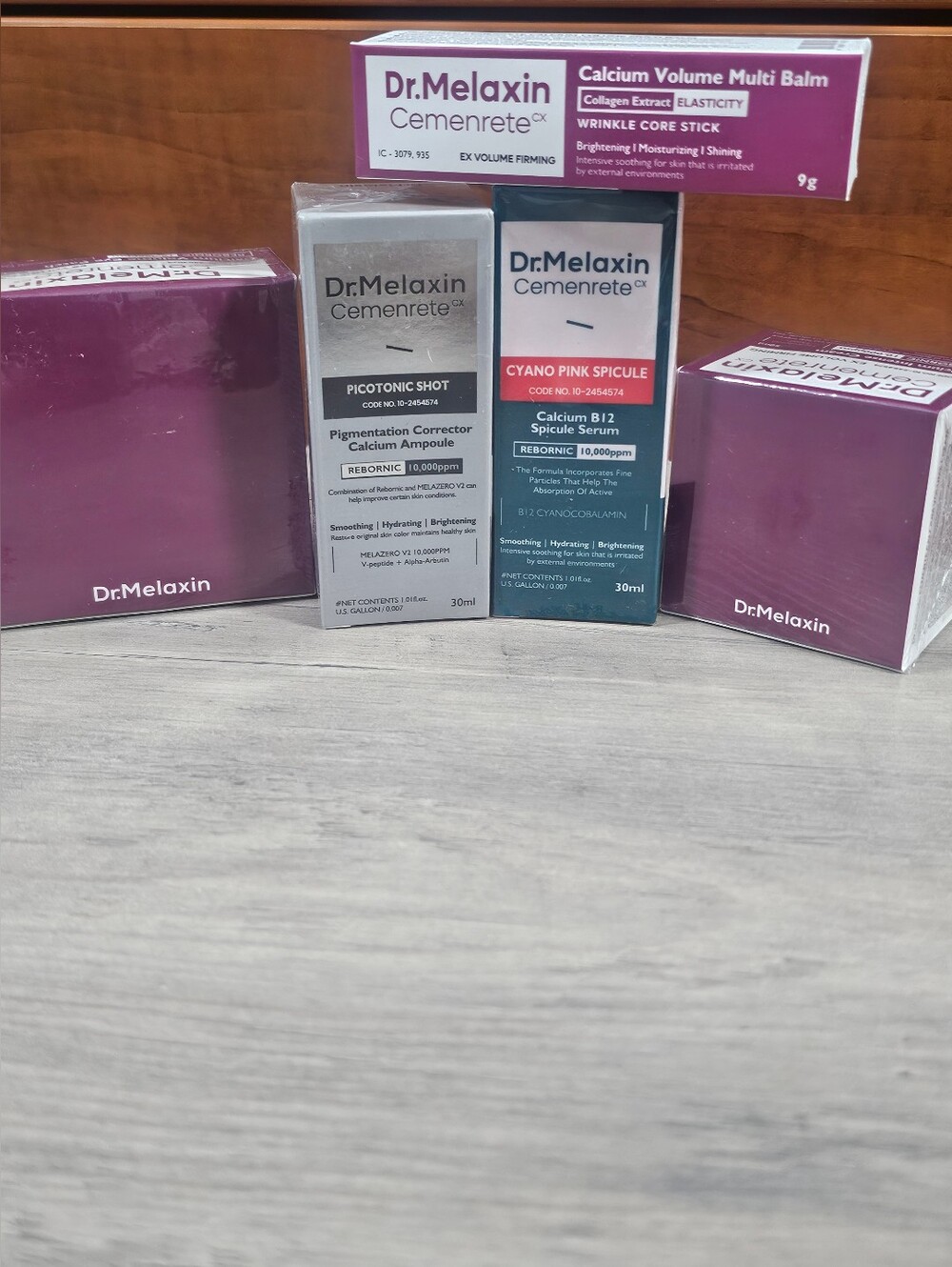 Dr. Melaxin 5 piece anti aging skincare bundle